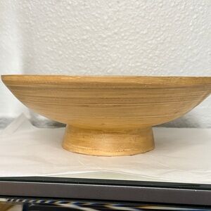 Elegant Bamboo Serving Bowl